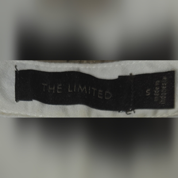 THE LIMITED Soft White Button Down Blouse Silk Feel Sz Small - Picture 8 of 8